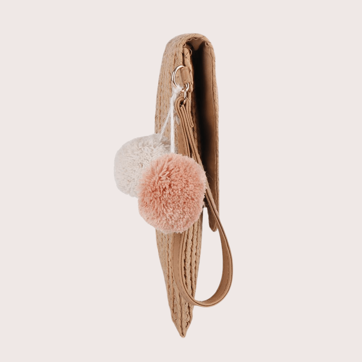 Petit Sac En Paille Et Pompon