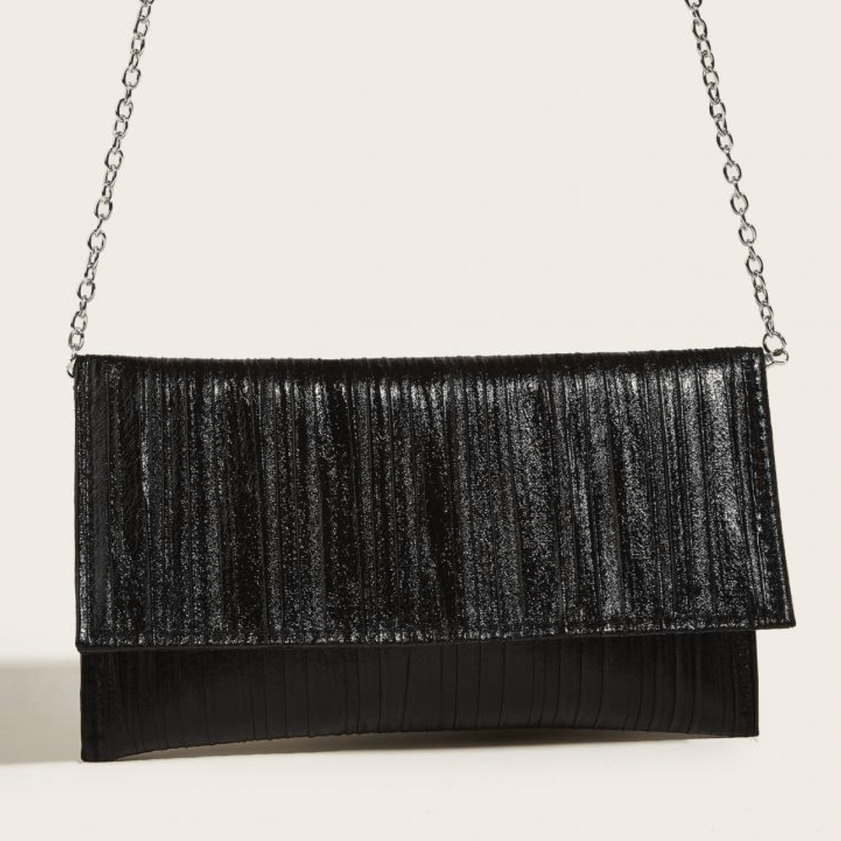 Petite Pochette | Paillettes Noires