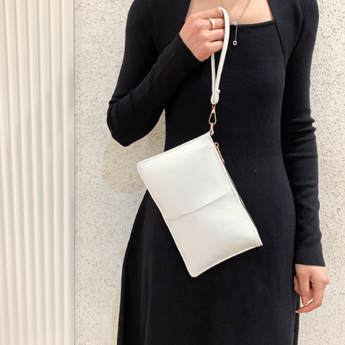 Pochette à Main Femme Blanche