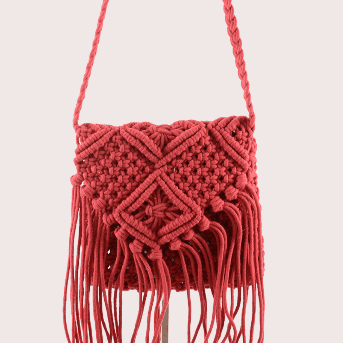 Pochette Crochet Rouge