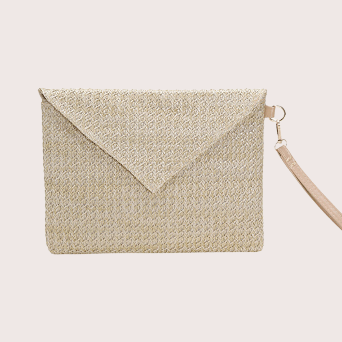 Pochette Dorée Tressée