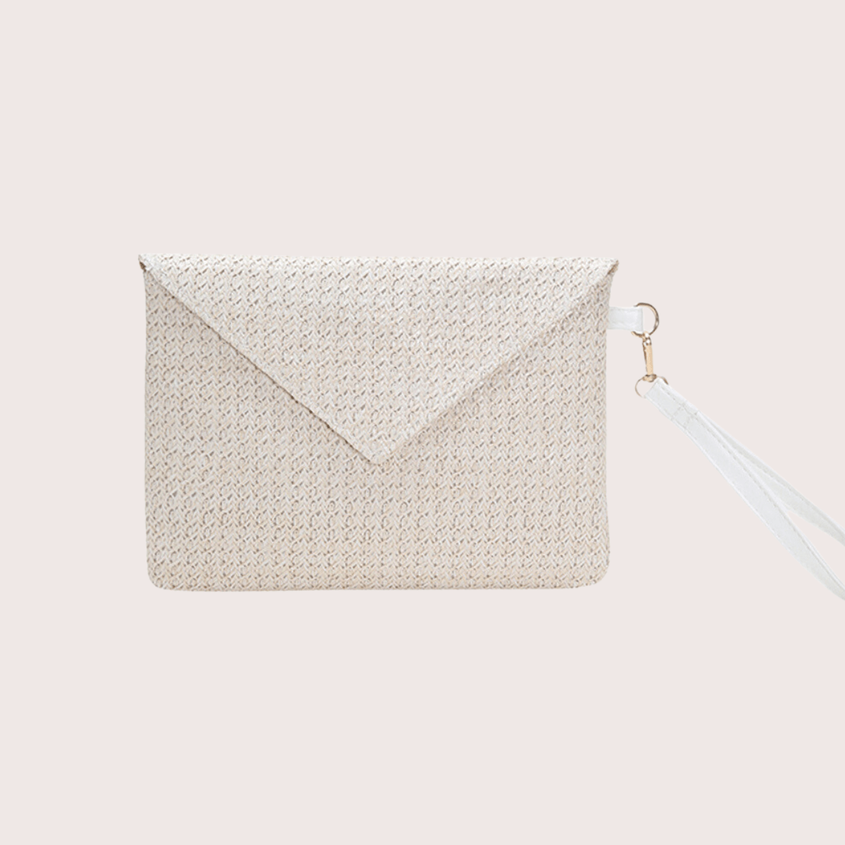 Pochette En Paille Tressée