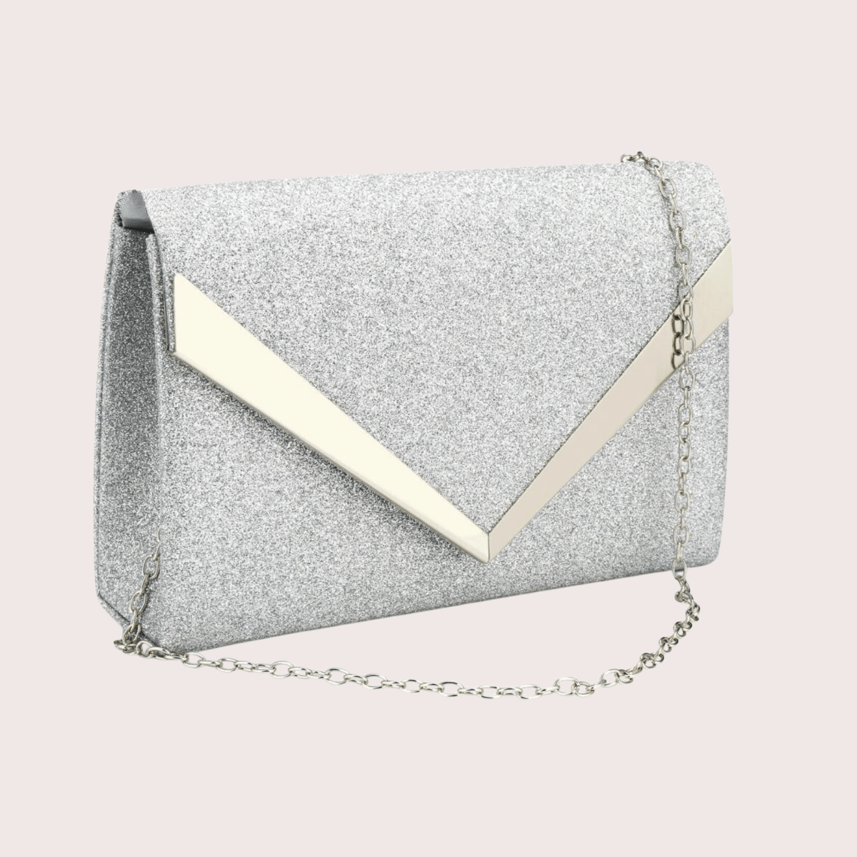 Sac Pochette Argenté